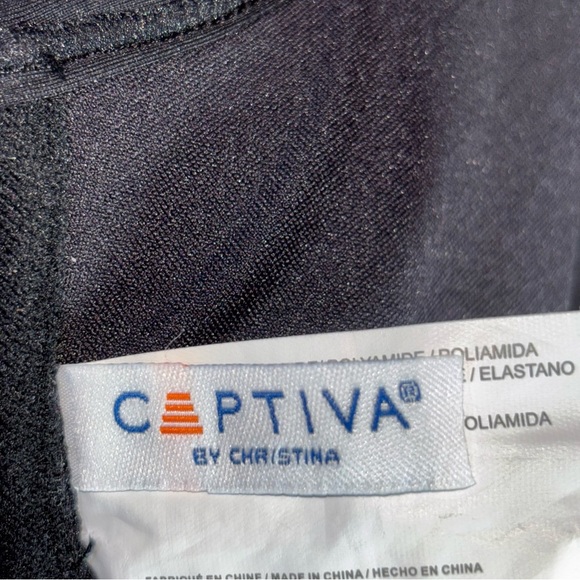 Captiva Women’s Swim Bikini Top Scalloped Trim Size L - Picture 8 of 11